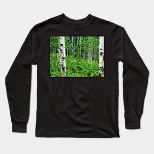 Aspen and Flowers Long Sleeve T-Shirt